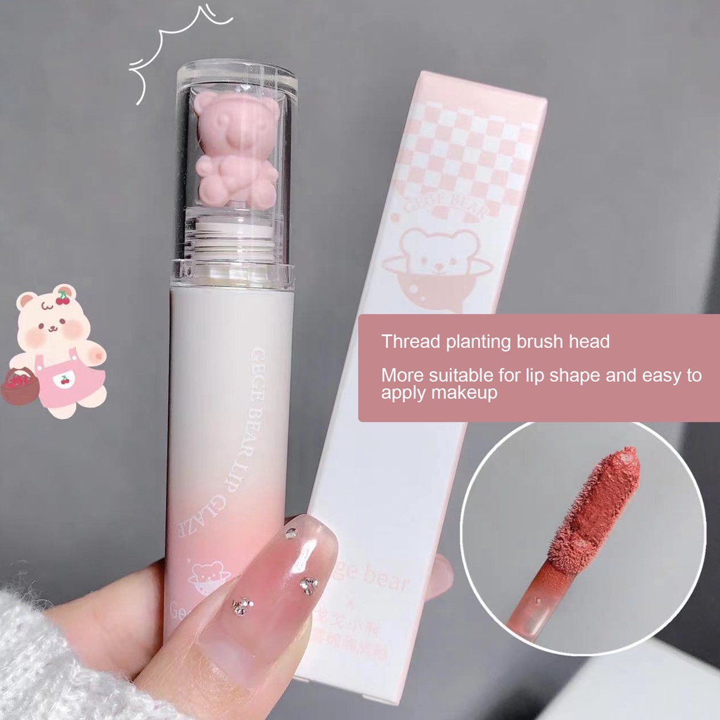 Son Môi Màu Đỏ-brown Hàn Quốc Dễ Thương Cho Nữ