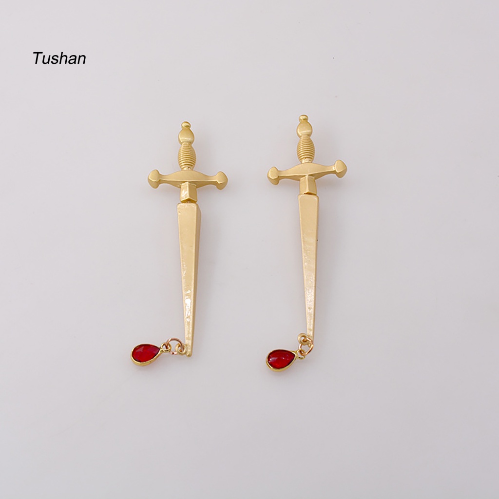 [Ts] Khuyên Tai Xỏ Lỗ Tai Hình Tuần Lộc Máu Mô Phỏng Cá Tính Làm Quà Tặng Cho Nữ