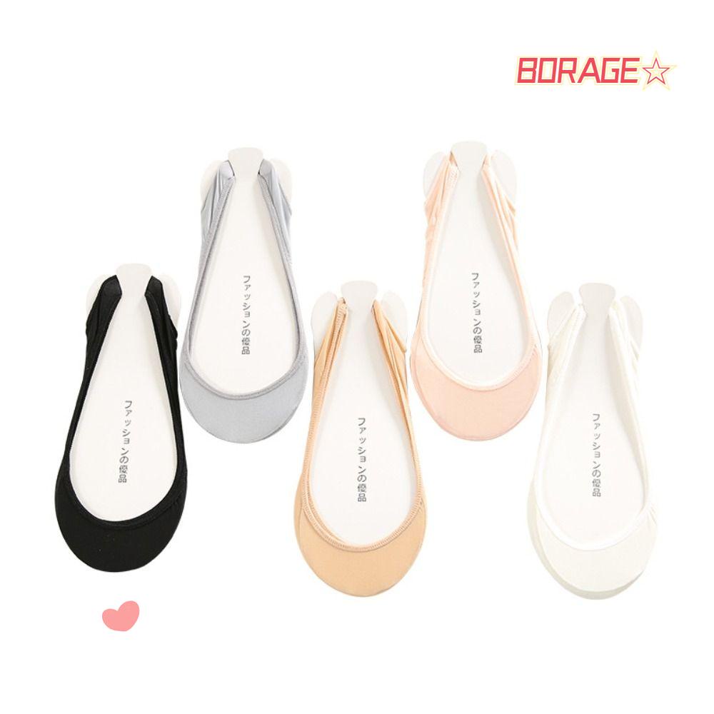 Vớ Thuyền Một Nửa Bàn Chân Mang Giày Cao Gót Vô Hình