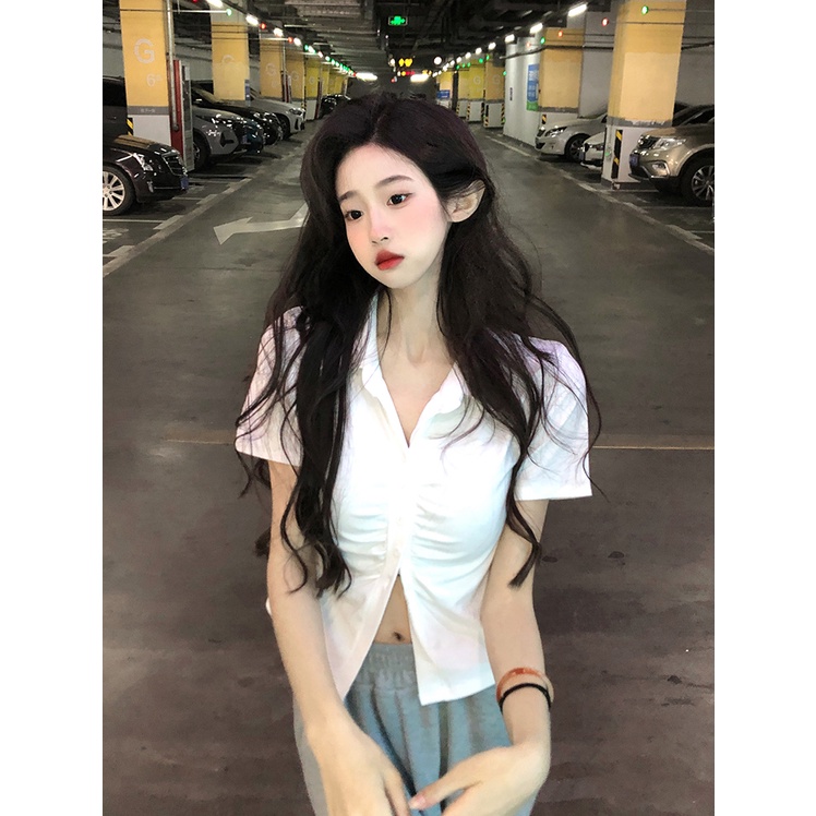Áo polo Ngắn Tay Ôm Dáng Thời Trang Mùa Hè Mới Cho Nữ