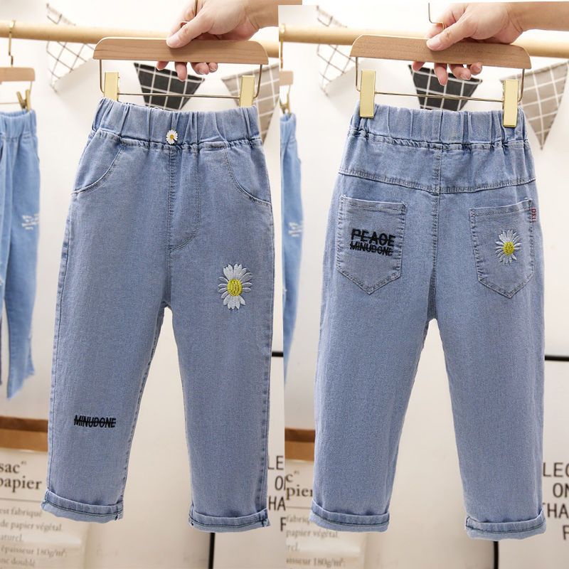 Quần Lửng Denim Thời Trang Mùa Hè 2022 Dành Cho Bé Gái