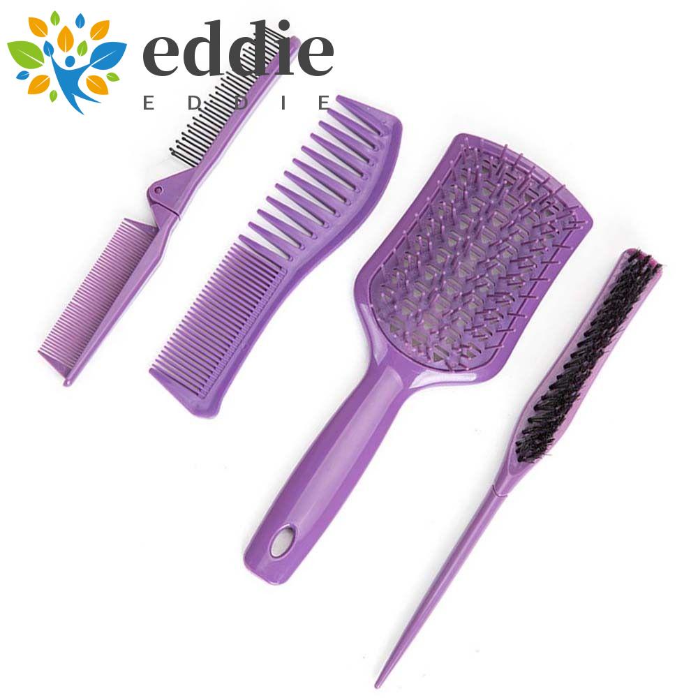 Lược Gấp Chải Tóc 26EDIE Chống Tĩnh Điện Răng Thưa Tiện Dụng Cho Nữ