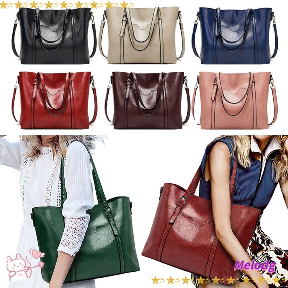 Túi Tote Đeo Vai / Đeo Chéo Sức Chứa Lớn Phong Cách Vintage Cho Nữ