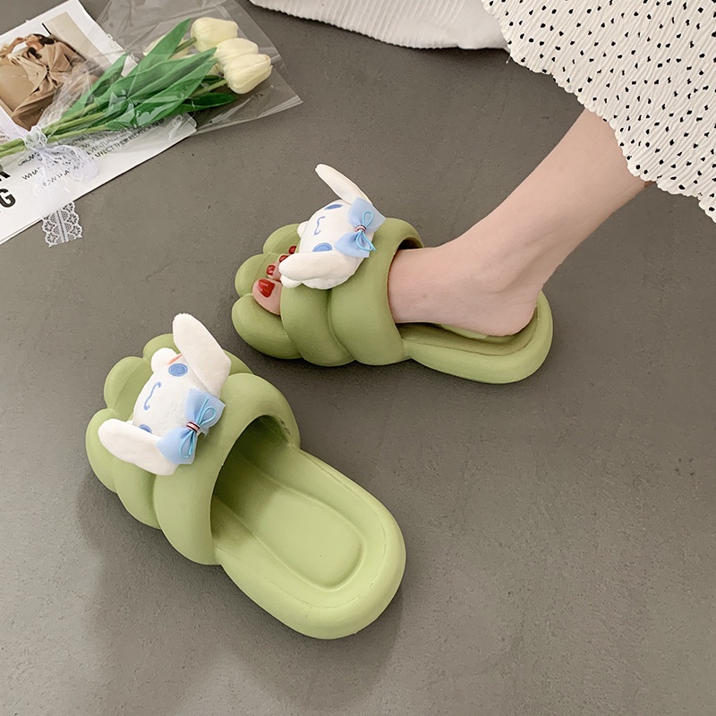 Dép Một Đế Dày Thoải Mái Họa Tiết Hoạt Hình Dễ Thương Cho Nữ