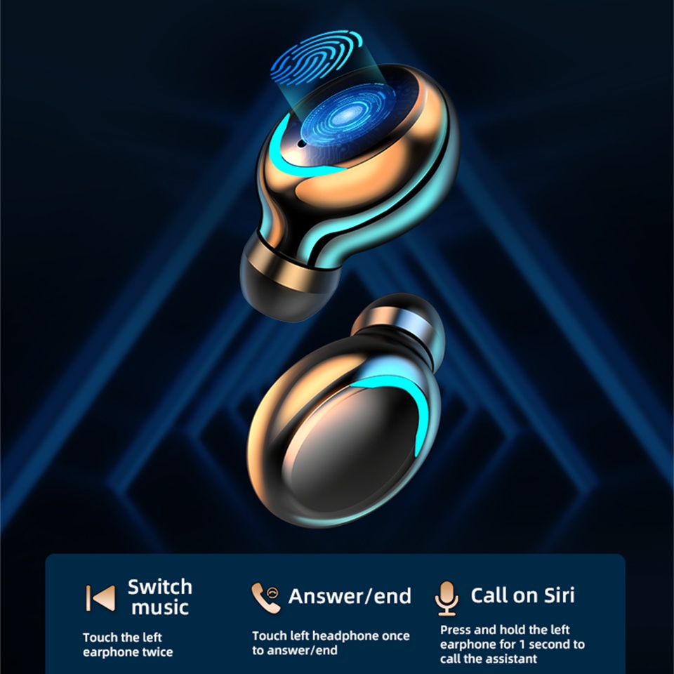 Tai Nghe Bluetooth Không Dây F9-5 TWS 9D Chống Thấm Nước Chất Lượng Cao