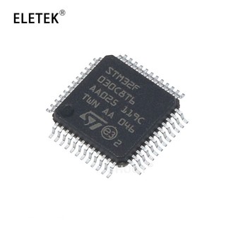 Set 2 / 1 đèn flash stm32f030c8t6 stm ic mcu 32bit 64kb 48lqfp stm 32 chip vi điều khiển stm32f0 ic stm