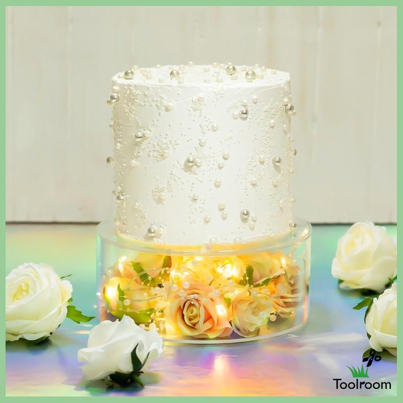 Giá Đỡ Trưng Bày Bánh Kem Bằng Acrylic Trong Suốt
