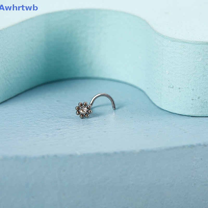 Khuyên Mũi Bằng Thép Không Gỉ Hình Bông Hoa Dễ Thương Dành Cho Nữ Mới