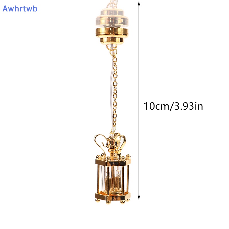 Đèn Trần Thủy Tinh Trang Trí Nhà Búp Bê Tỉ Lệ 1: 12 Mới