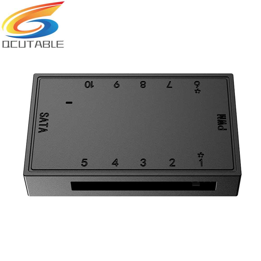 Bộ Chia 1 Ra 10 Cổng 4 Pin PWM SATA Cho Máy Tính Ốp