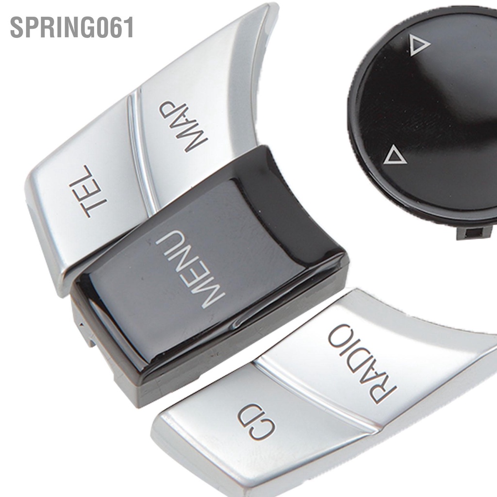 Spring061 6 Chiếc Điều Khiển Trung Tâm Đa Phương Tiện Nút ABS Mạ Bạc Cho F20 F21 F22 F23 F87 F30 F31 F34 F35 f32 F33 F36 F82 F83