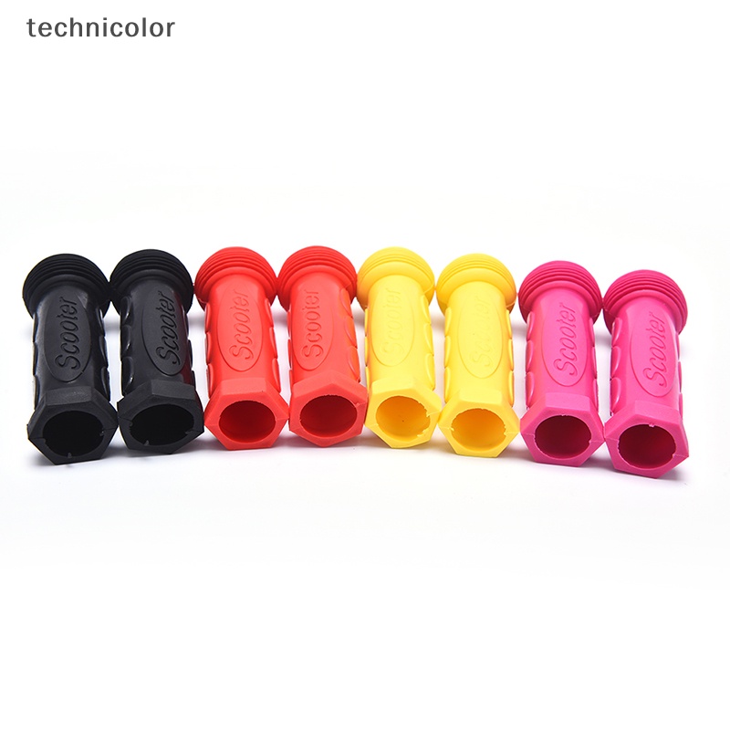 1 Cặp Vỏ Bọc Tay Lái Xe Đạp / Ván Trượt Bằng Cao Su technicolor