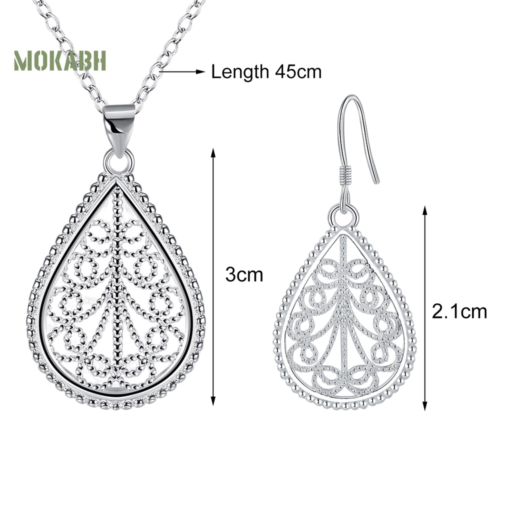 1 Bộ Vòng cổ + Bông Tai Đính Ngọc Trai Nhân Tạo Thời Trang Chống Dị Ứng Phong Cách Cổ Điển Tinh Tế