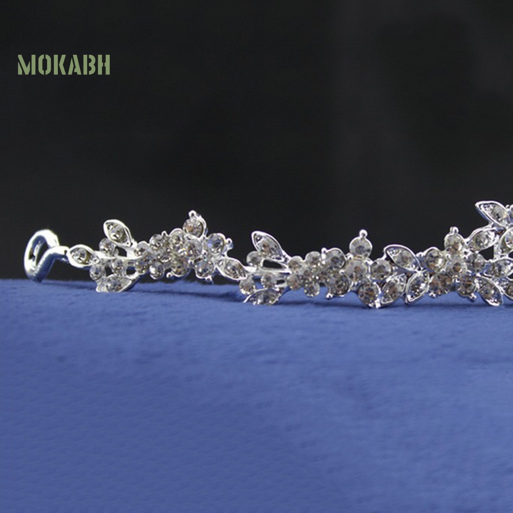 Bộ Vòng cổ + Bông Tai Hình Vương Miện Đính Đá Lấp Lánh Sang Trọng