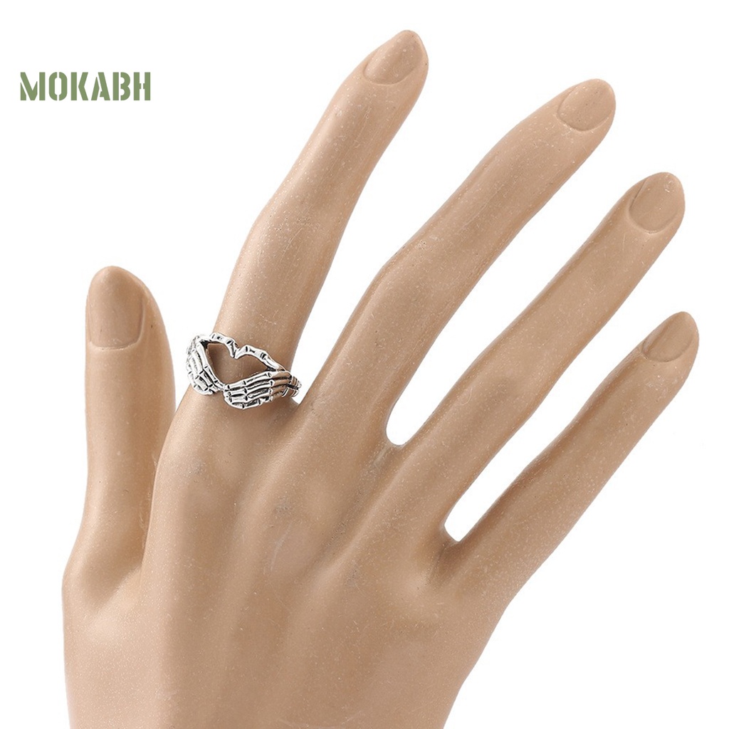 Nhẫn Hình Ngón Tay Phong Cách Hip Hop Punk Cổ Điển Thời Trang Cho Nữ
