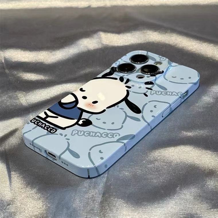 Ốp Điện Thoại Cứng Siêu Mỏng 12 Pacha Dog Cho iPhone13 14Pro11 JD8M