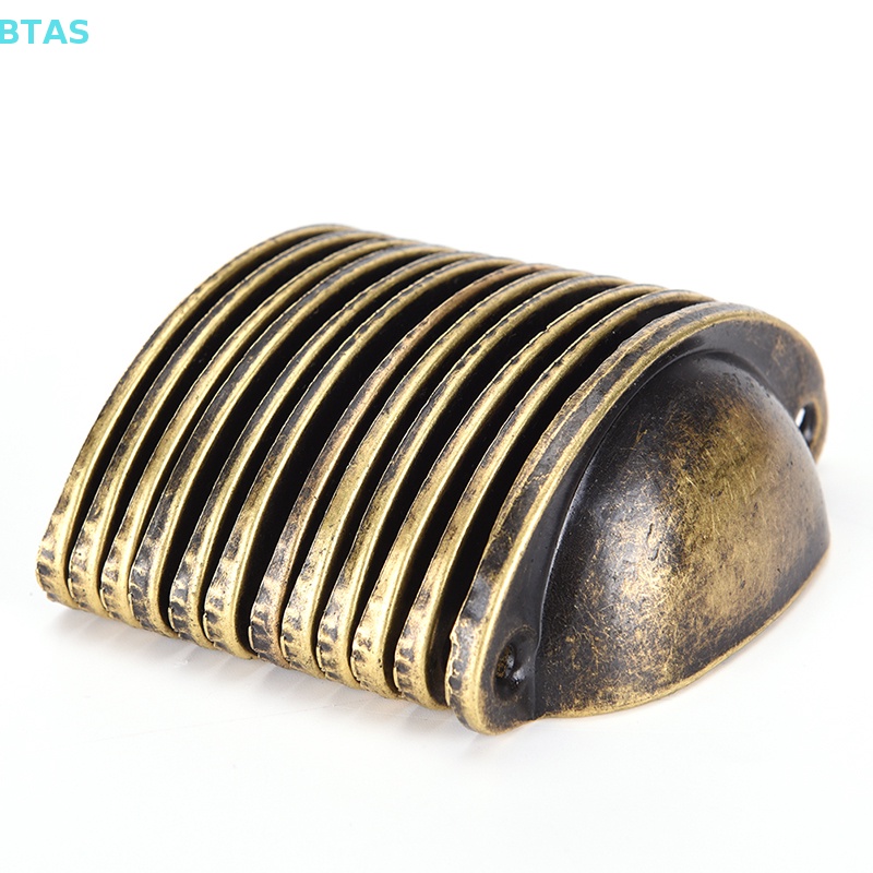 Bộ 12 Tay Nắm Cửa / Ngăn Kéo Tủ Hình Vỏ Sò Cổ Điển