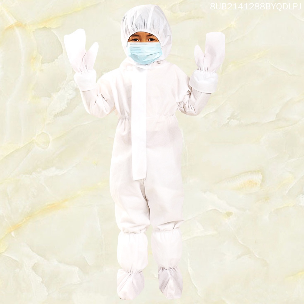 Áo Liền Quần Có Mũ Trùm Thoáng Khí Dùng Một Lần Cho Bé