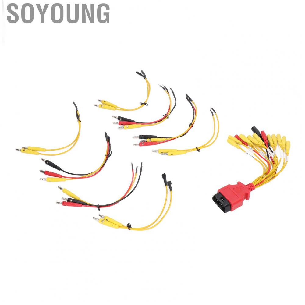 Soyoung OBD2 Diagnostic Cable  Aging Universal High Flexibility Easy Installation Male Connectors Professional for Car