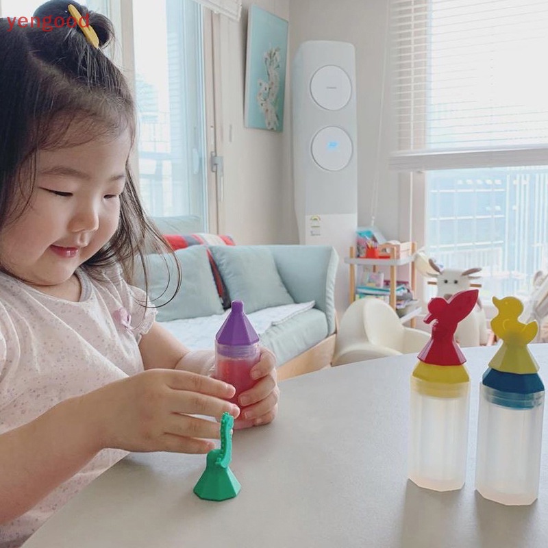 Bình Đựng Nước Sốt 20ML Mini Bằng Silicon Họa Tiết Hoạt Hình Dễ Thương Tiện Dụng Mang Theo