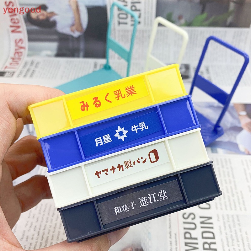 Mô Hình Hộp Đồ Ăn Đồ Uống Mini Tỉ Lệ 1 / 12 Trang Trí Nhà Búp Bê