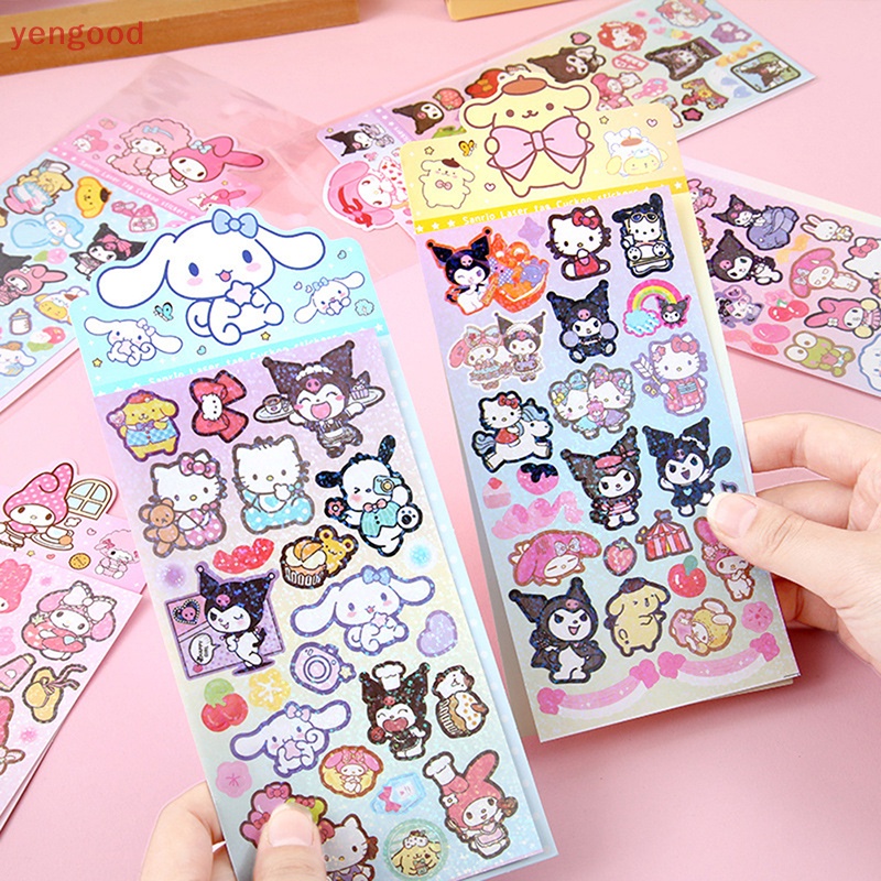 Set 4 Sticker Guka Dán Trang Trí Họa Tiết Hoạt Hình Dễ Thương