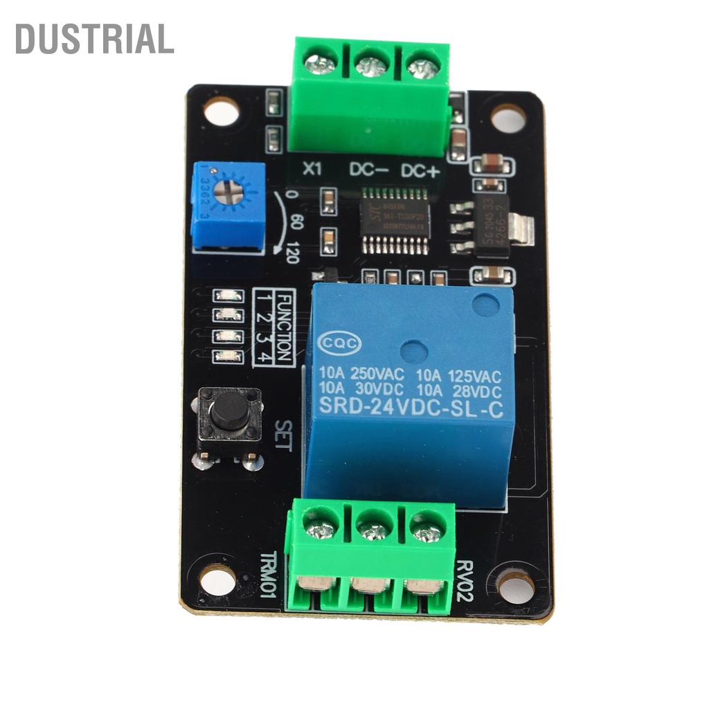 Hẹn Giờ Trễ Rơ Le Tự Khóa Bật Tắt Super 555 DC 5V/12V/24V Dustrial A.