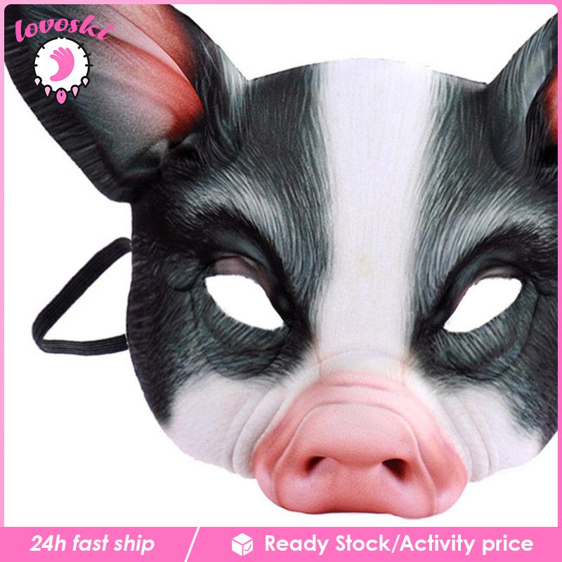 Mặt Nạ Nửa Mặt Hóa Trang Động Vật Cho Người Lớn