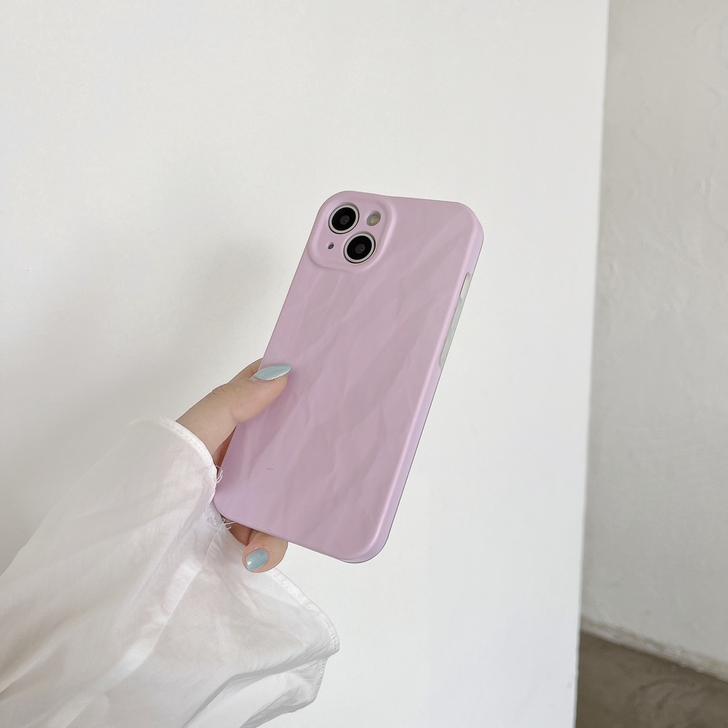 Ốp Điện Thoại Nhựa PC Cứng Trong Suốt Màu Kẹo Bảo Vệ Toàn Diện Cho iPhone 14 13 12 11 PRO MAX