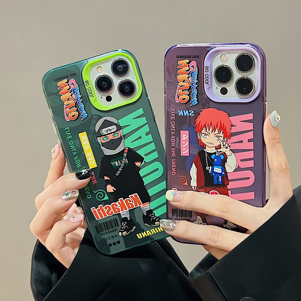 Ốp Điện Thoại TPU Dẻo Trong Suốt Họa Tiết Hoạt Hình Hai Mặt Chống Sốc Cho iPhone 11 13 12 14 Pro Max