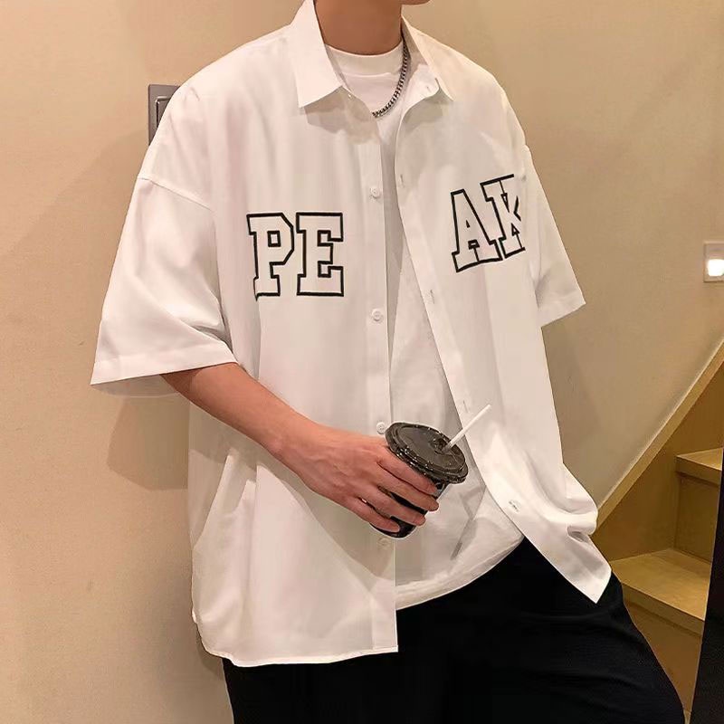 Áo Thun Tay Ngắn Dáng Rộng Thoáng Khí Thời Trang Mùa Hè Cho Nam