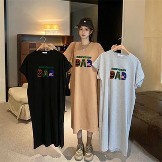 Đầm PEWARNA IKAT tay ngắn dáng rộng phong cách Hàn Quốc đơn giản thời trang 2023 dành cho nữ có size lớn M-4XL