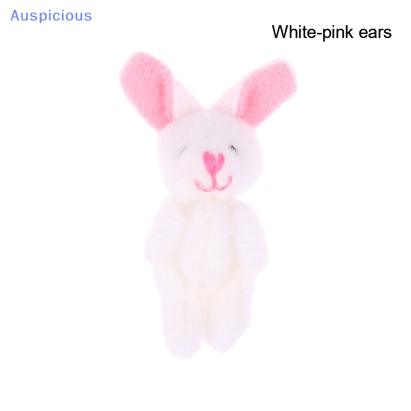 Thỏ Nhồi Bông Mềm Mại 4.5CM Treo Móc Khóa / Ba Lô / Túi Xách Trang Trí Nhà Búp Bê