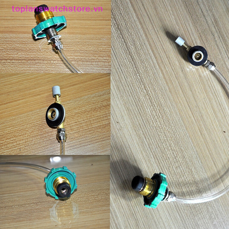 Đầu Nối Chuyển Đổi Bình Gas Propane Hình Trụ Phẳng Cho Hoạt Động Cắm Trại Ngoài Trời