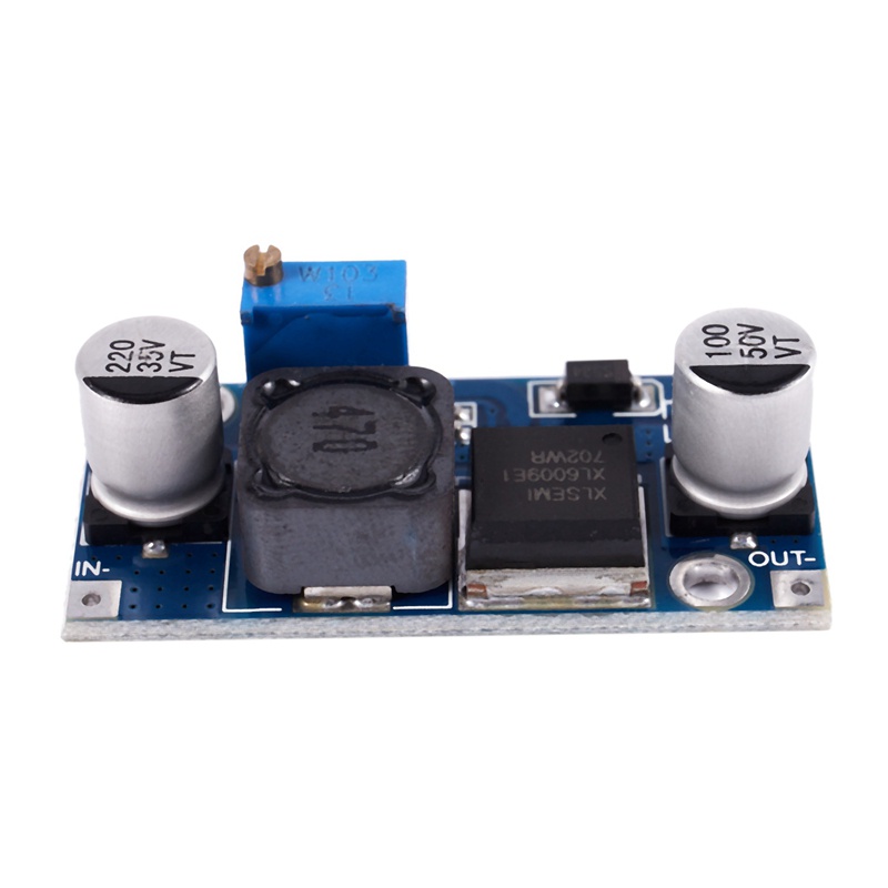 Bảng Mạch Điều Chỉnh Giảm Áp XL6009 3-32V Sang 5-35V DC-DC 48V DC-DC LM2596HV Đầu Vào 4.5-60V