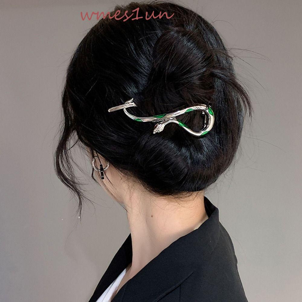 Kẹp Tóc Dạng Cong Hình Đầu Rắn / Cá Mập Độc Đáo Sáng Tạo WMES15H