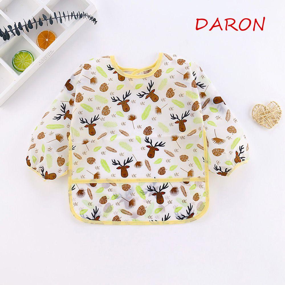 Tạp Dề Họa Tiết Hoạt Hình Xinh Xắn Dành Cho Bé 0-3 Tuổi