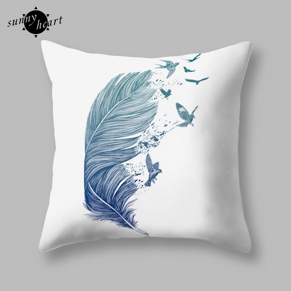 Vỏ Gối Vuông Họa Tiết Vòng Bắt Giấc Mơ Độc Đáo Trang Trí Nội Thất