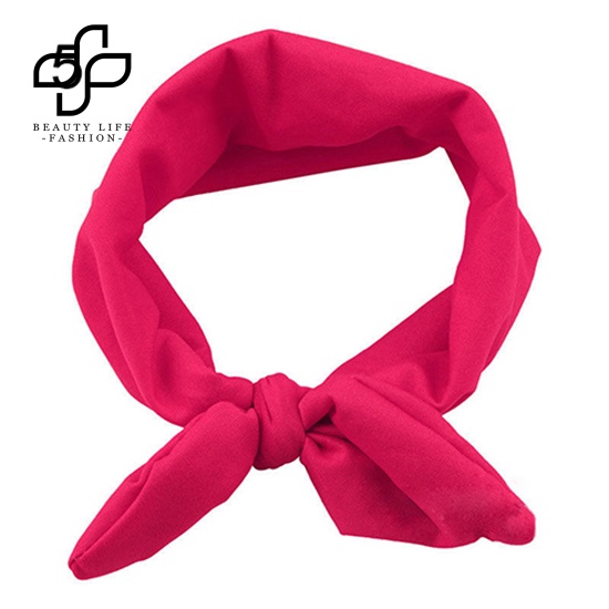 Băng Đô Tai Thỏ Co Giãn Xinh Xắn Dành Cho Bé Gái