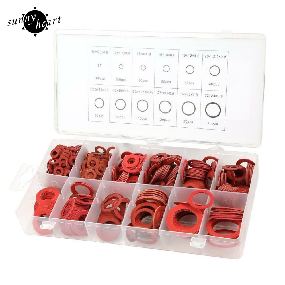 Set 600 Vòng Đệm Phẳng Cách Nhiệt Bằng Thép M10-M32 Kích Thước Khác Nhau