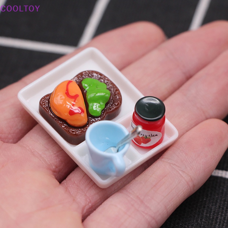 Set 5 Cốc Nước Màu Sắc Ngọt Ngào Trang Trí Nhà Búp Bê 1: 12