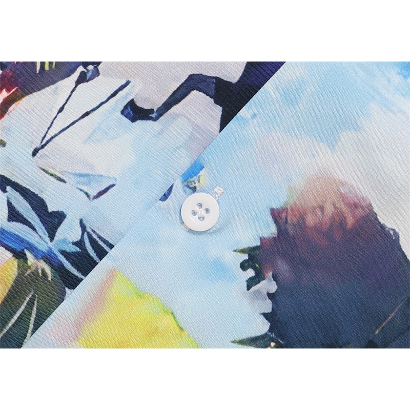 Z-a88r-a &amp; - Áo Sơ Mi Ngắn Tay In Hình Cuộc Sống Đẹp Cao Cấp Thời Trang Đường Phố Mới Nhất