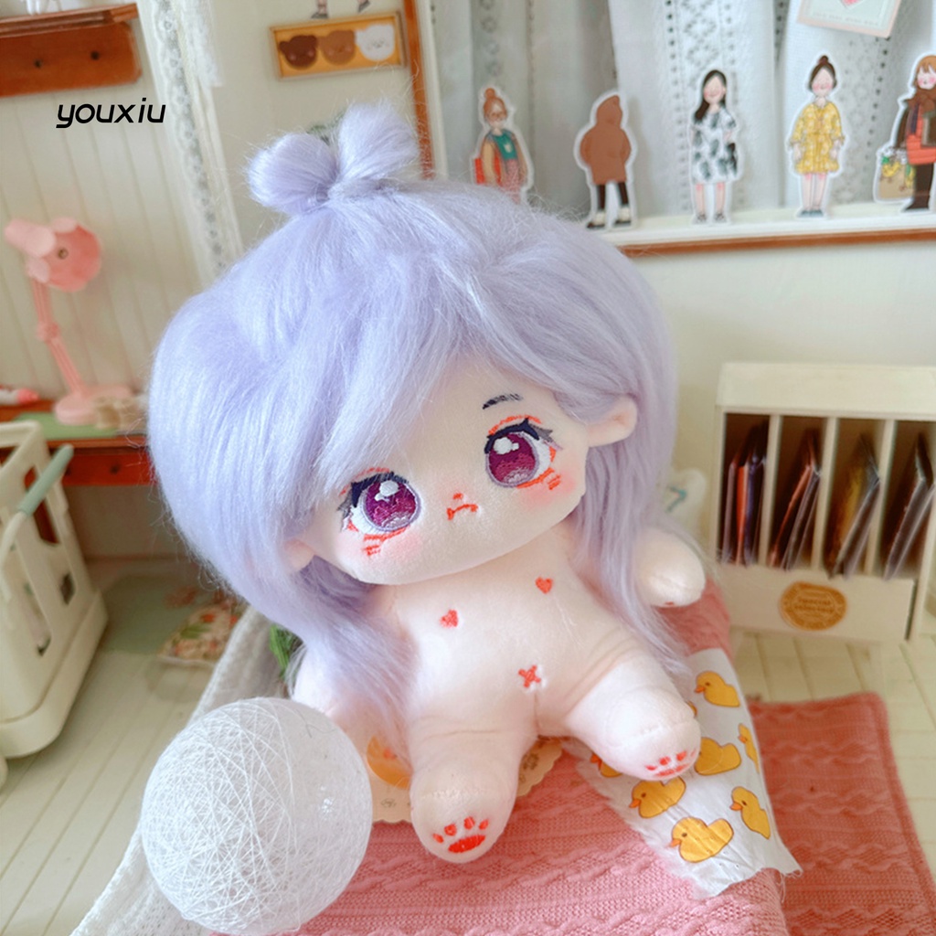 Búp Bê Nhồi Bông Cotton PP Mềm Mại 20cm Hình Em Bé Trần Nhà Đáng Yêu