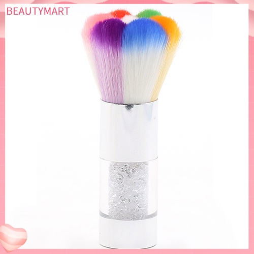 Cọ Phủi Bụi Móng Tay Tay Tay Cầm Đính Đá Với Lông Cọ Mềm Mại Tiện Dụng