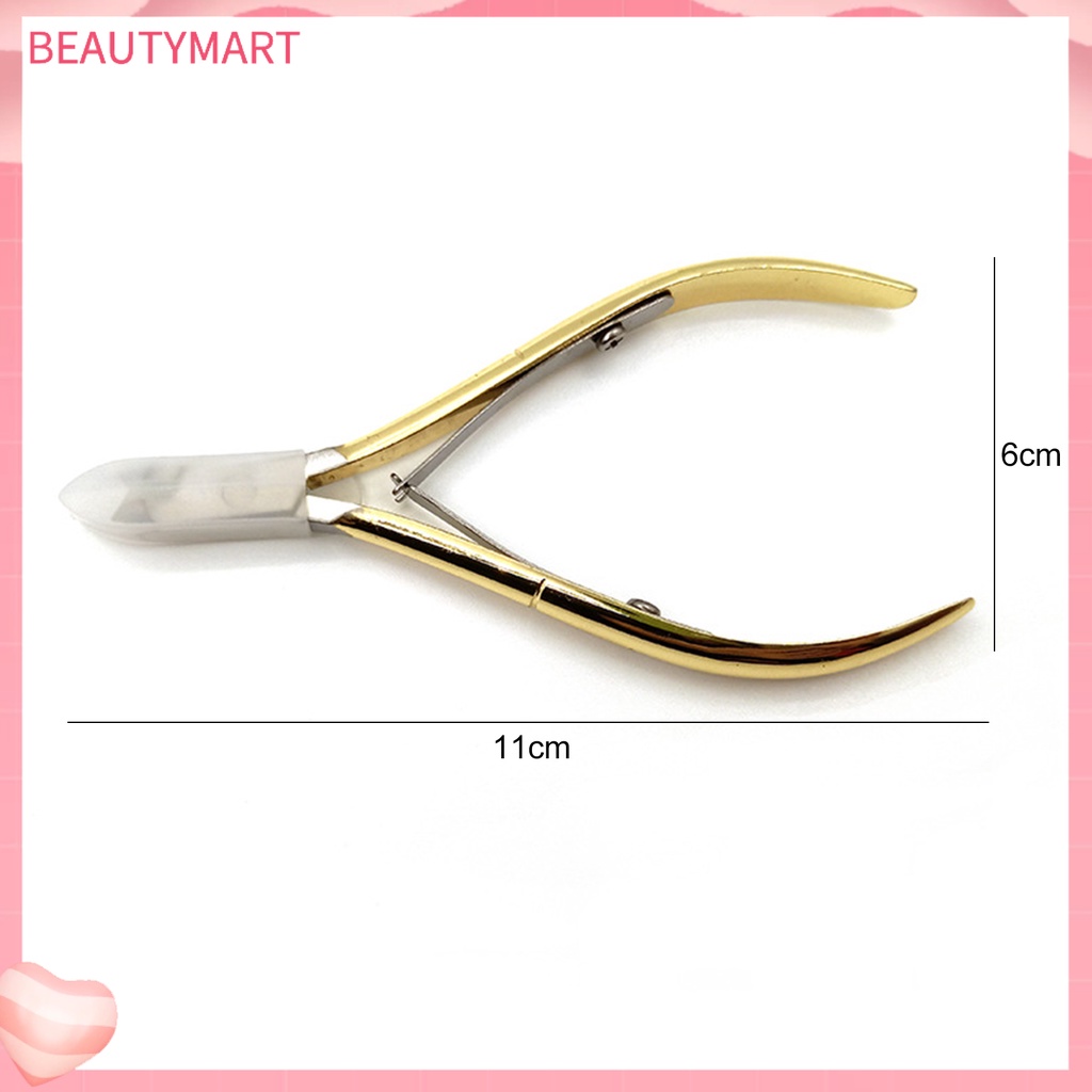 Kềm Cắt Móng Hai Lò Xo Bằng Thép Không Gỉ Chống Mài Mòn Loại Bỏ Da Chết