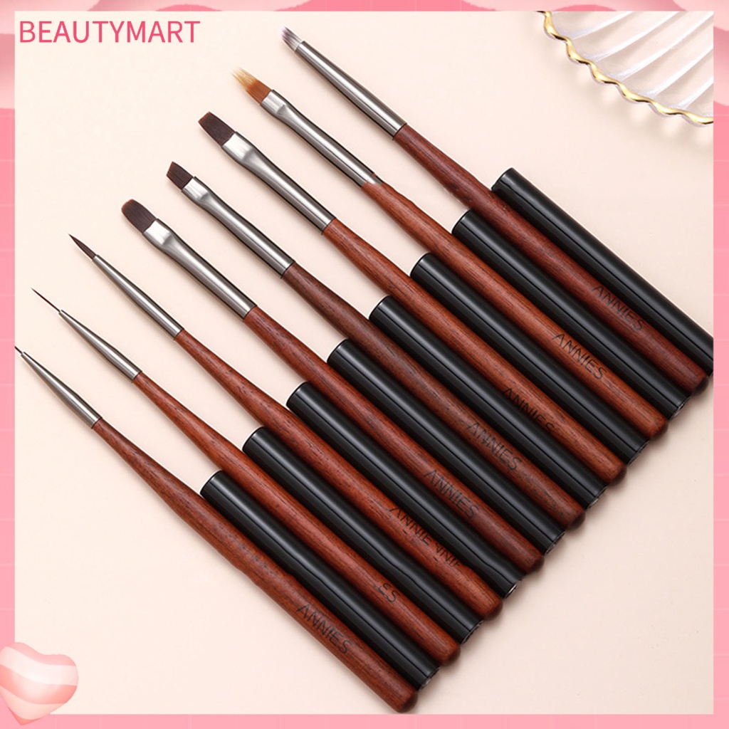 Cọ Vẽ Móng Tay Đầu Mềm Không Phai Màu Có Thể Tái Sử Dụng