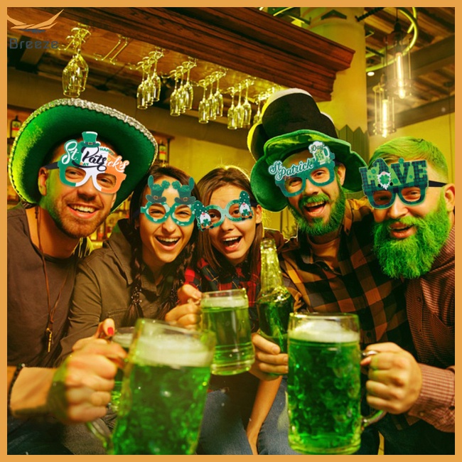 Mắt Kính Hóa Trang Chữ Lucky Xinh Xắn Dùng Trong Chụp Hình Ngày Lễ St Patrick