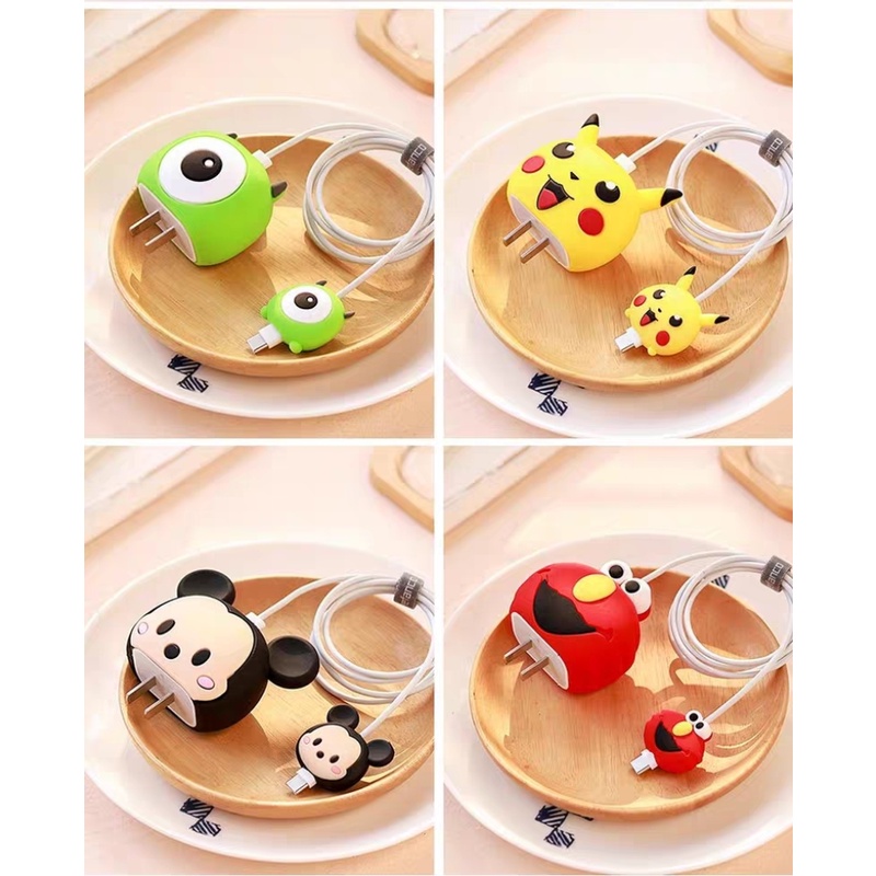 Phụ Kiện Bảo Vệ Dây Cáp Sạc Nhanh 18W Hình Quả Bơ Cho iPhone 14 13 12 11 20W