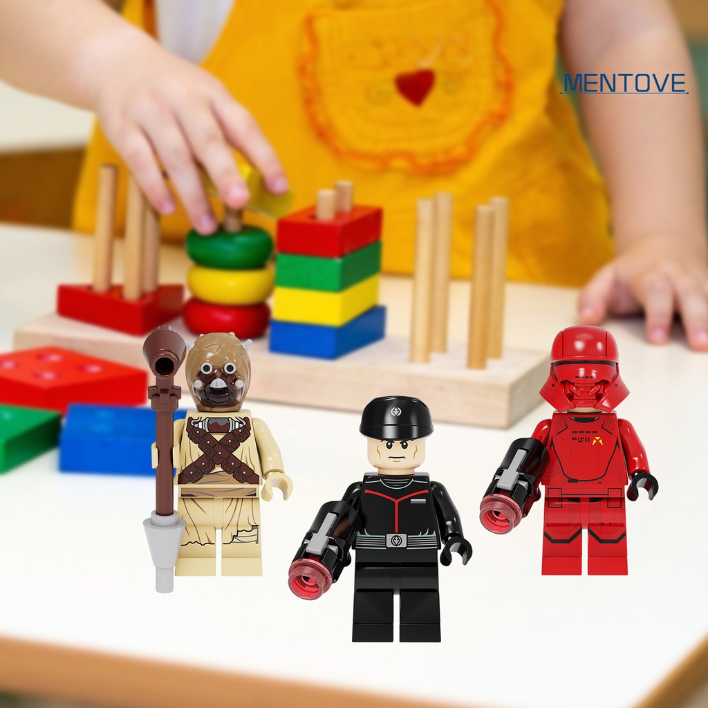 Đồ trang trí Lắp Ráp Nhân Vật Hoạt Hình Stormtrooper Javanese 4.5cm DIY