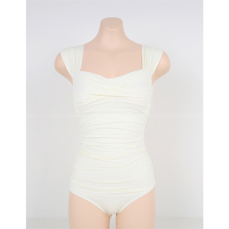 Đồ Bơi Một Mảnh Ôm Eo Hở Lưng Màu Trơn Phong Cách Hàn Quốc Thời Trang Mới 2023